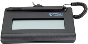 T-L460-HSB-R TOPAZ, SIGLITE LCD 1X5 (HID USB) ELECTRONIC SIGNATURE PAD, WITH SOFTWARE, 2-YEAR FACTORY WARRANTY,